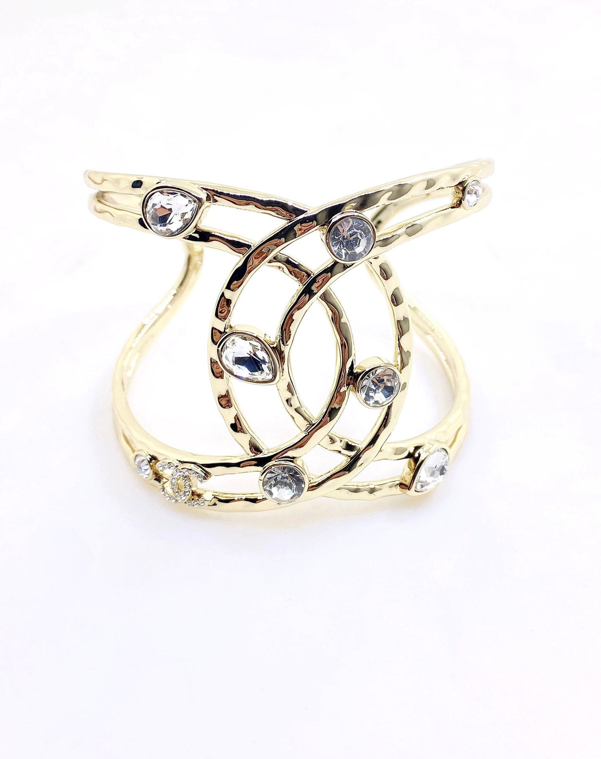 Martin Graham bangle in polished metal-tone – main product view