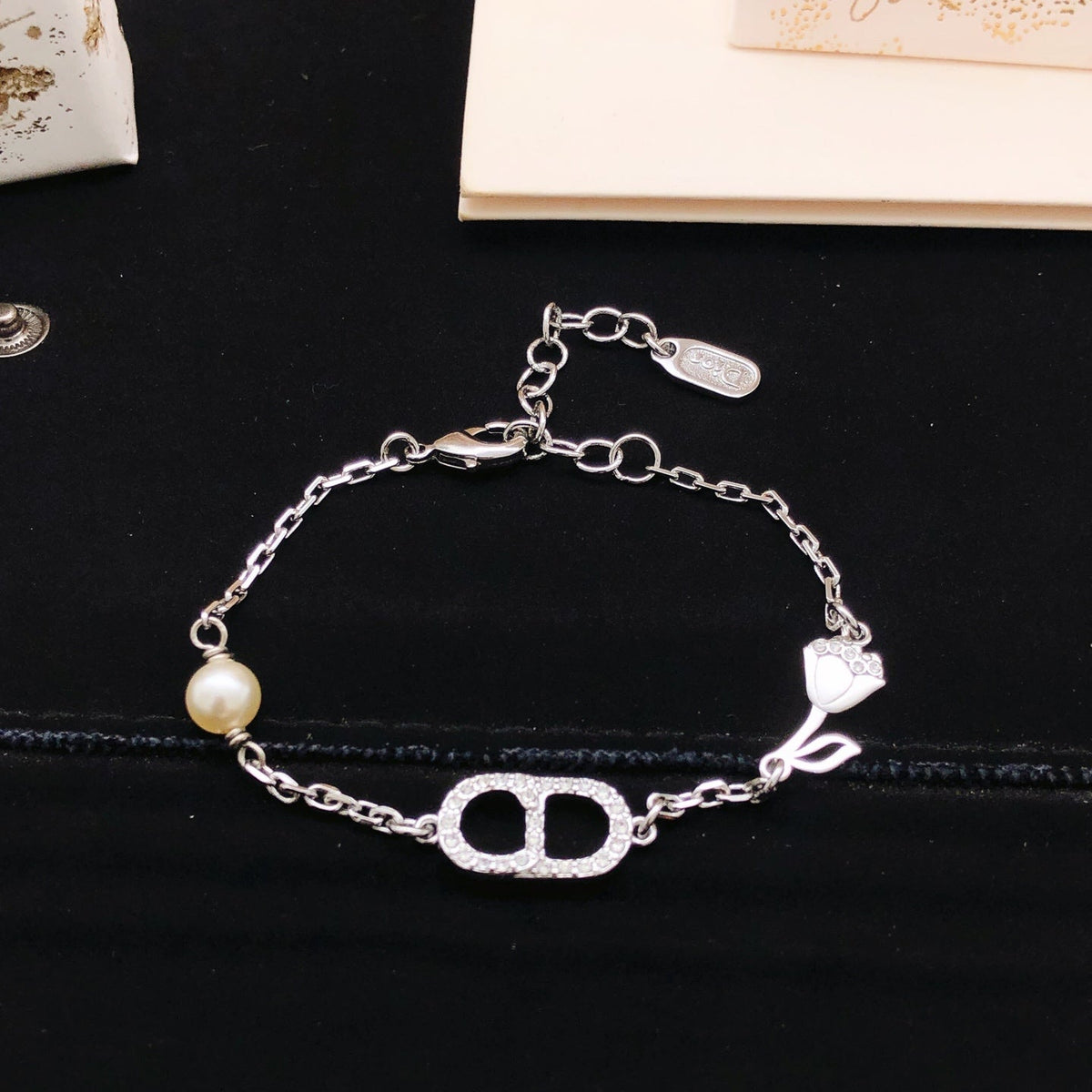 Martin Graham bracelet in polished metal-tone – main product view