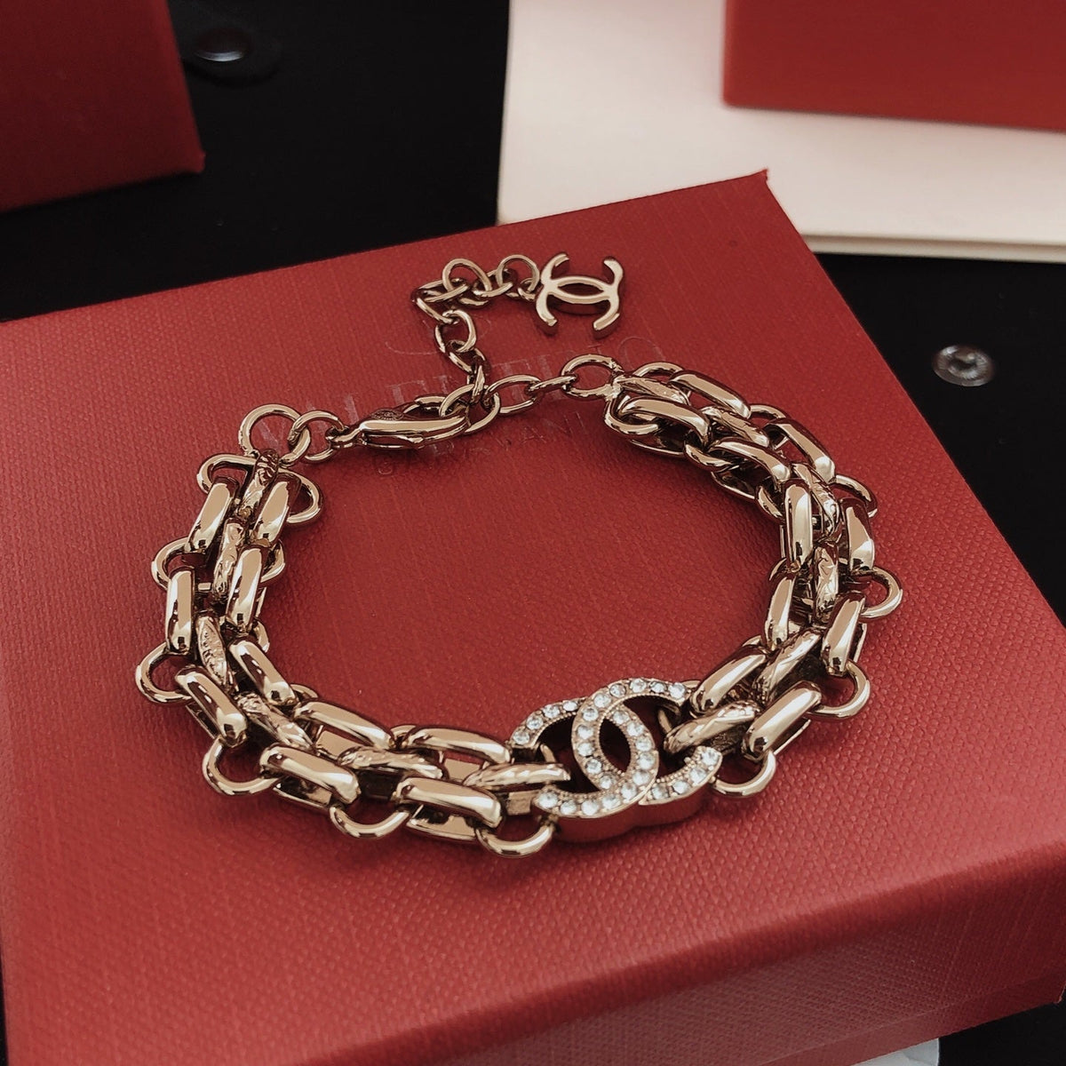 Martin Graham bracelet in polished metal-tone – main product view