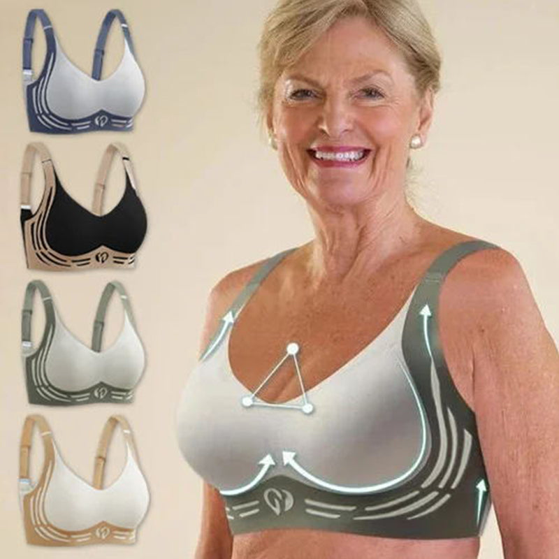 Seamless Wire-Free Push-up Anti-Sagging Bra Clothing & Accessories