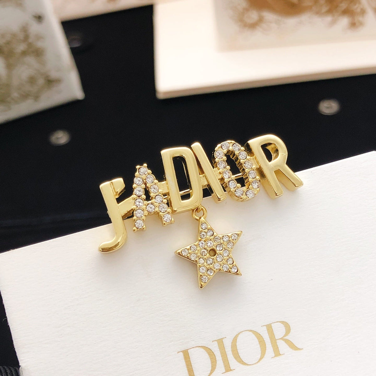 Martin Graham brooch in polished metal-tone – main product view