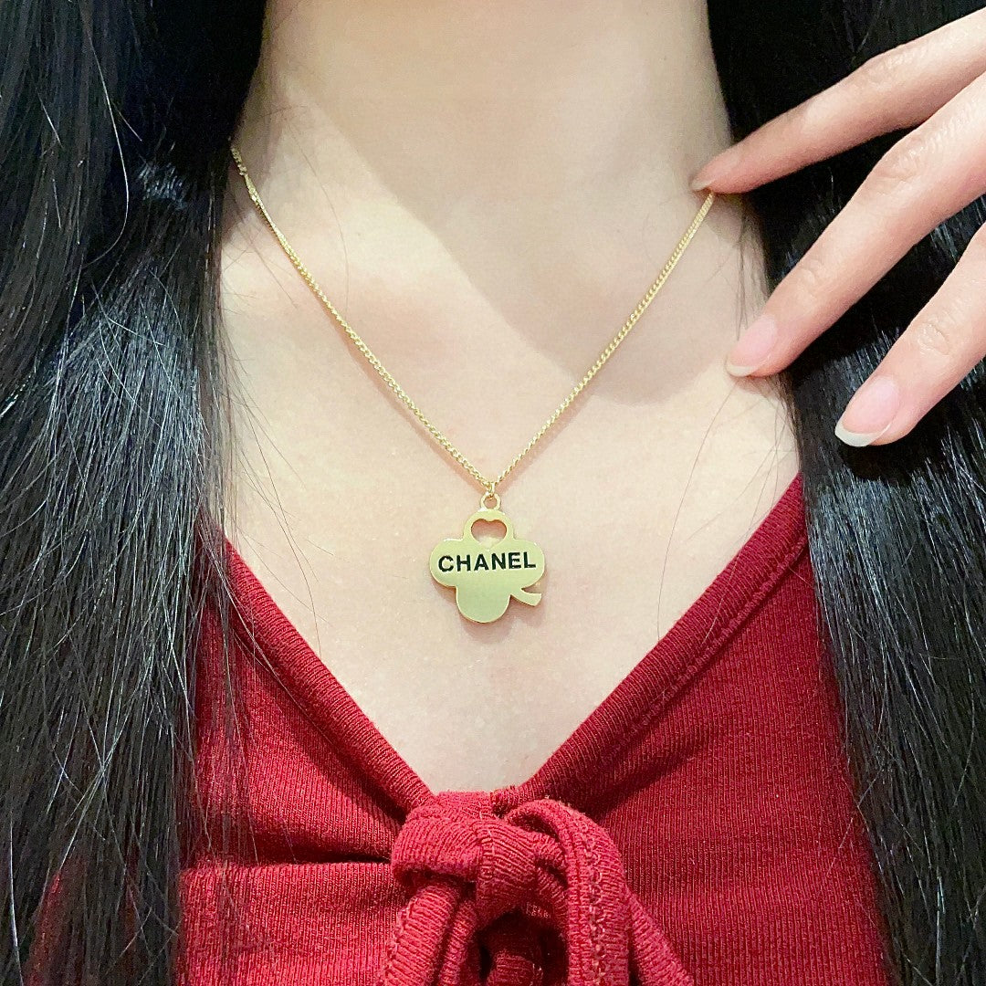 Martin Graham pendant necklace in polished metal-tone – main product view