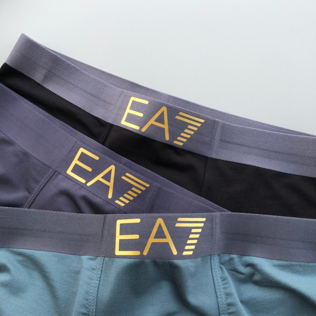 Armani Ea7 Waistbands Men's Boxer Briefs - 3-Piece Box