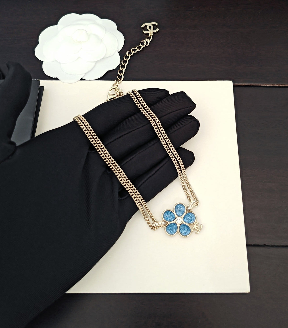 Martin Graham pendant necklace in polished metal-tone – main product view