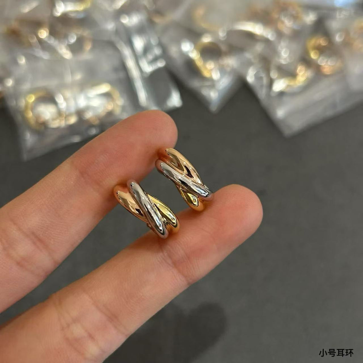 Martin Graham earrings in polished metal-tone – main product view