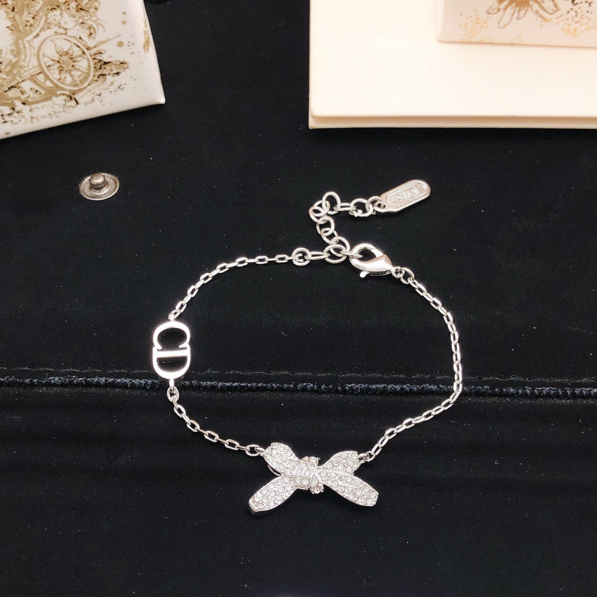 Martin Graham bracelet in polished metal-tone – main product view