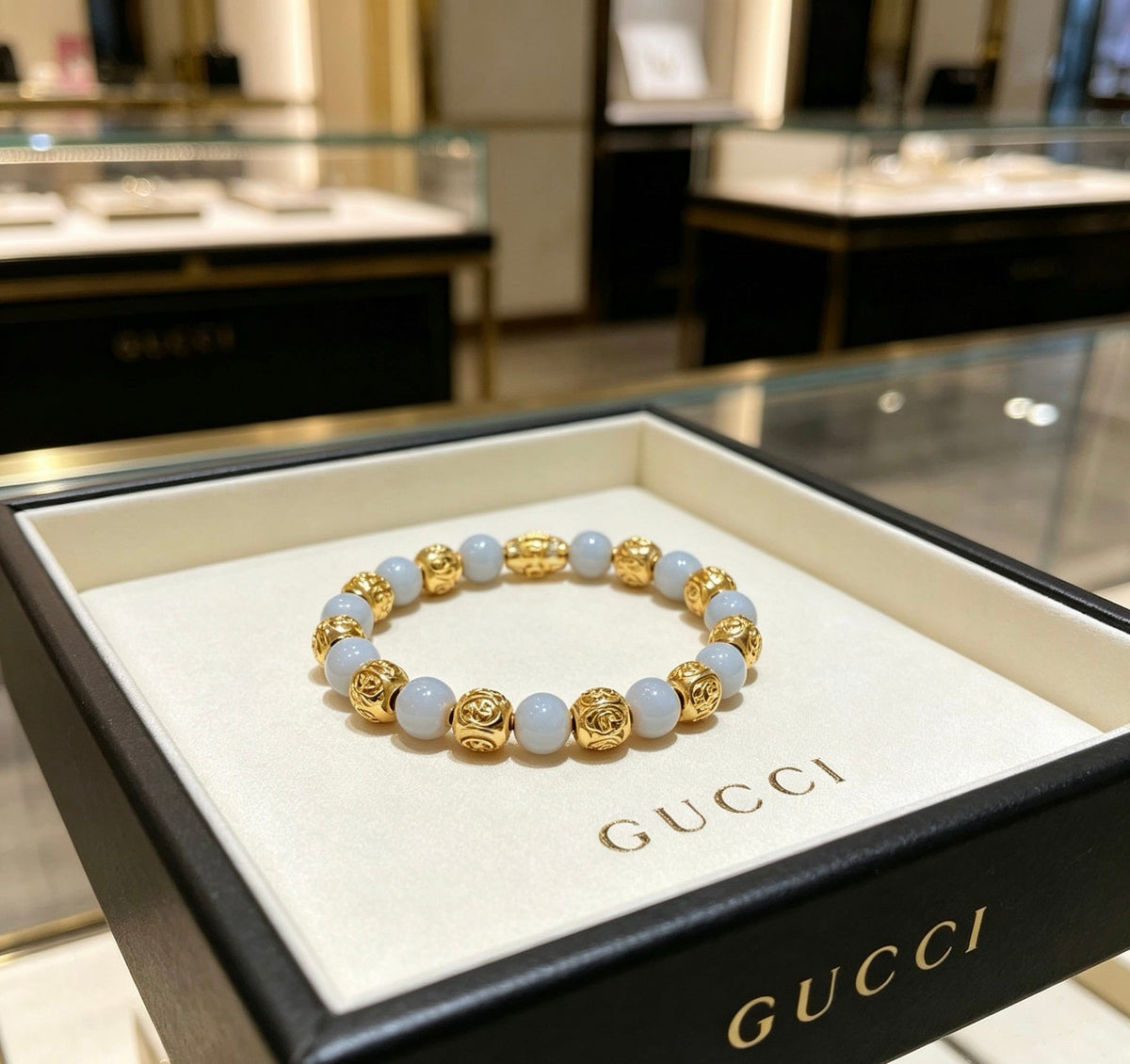 Martin Graham bracelet in polished metal-tone – main product view