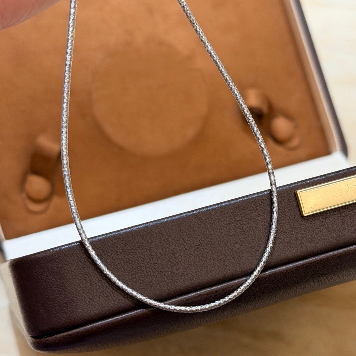 Martin Graham pendant necklace in polished metal-tone – main product view