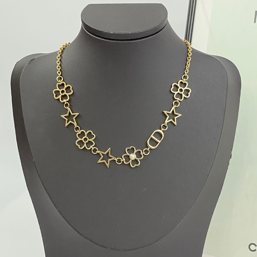 Martin Graham pendant necklace in polished metal-tone – main product view
