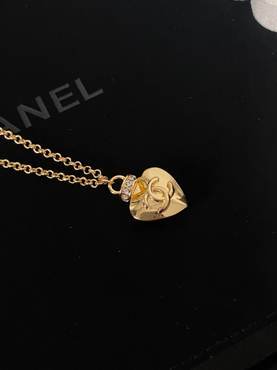 Martin Graham pendant necklace in polished metal-tone – main product view