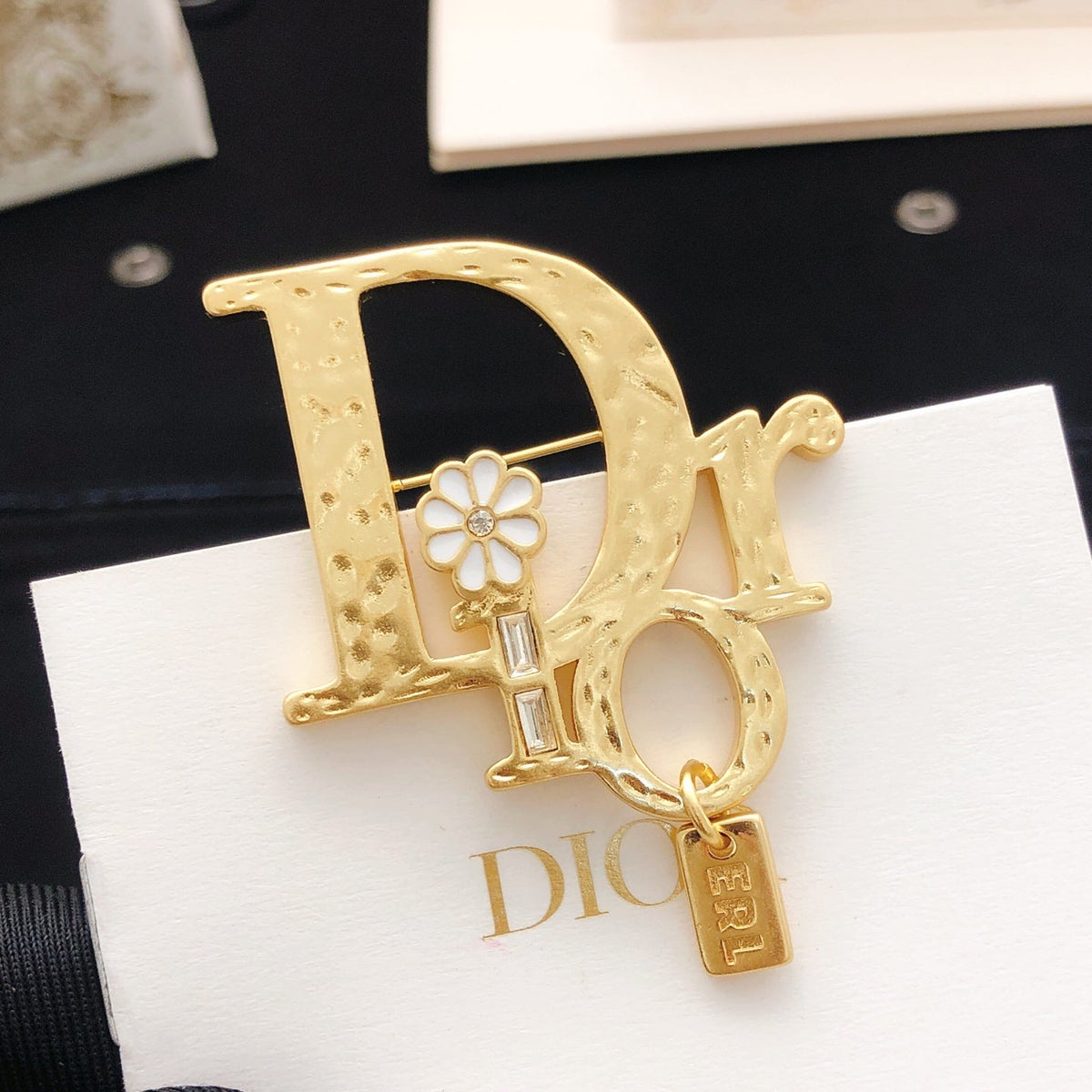 Martin Graham brooch in polished metal-tone – main product view