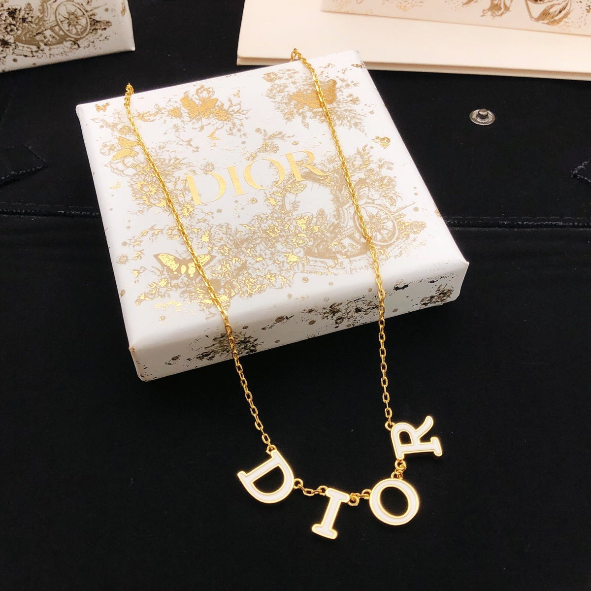 Martin Graham pendant necklace in polished metal-tone – main product view