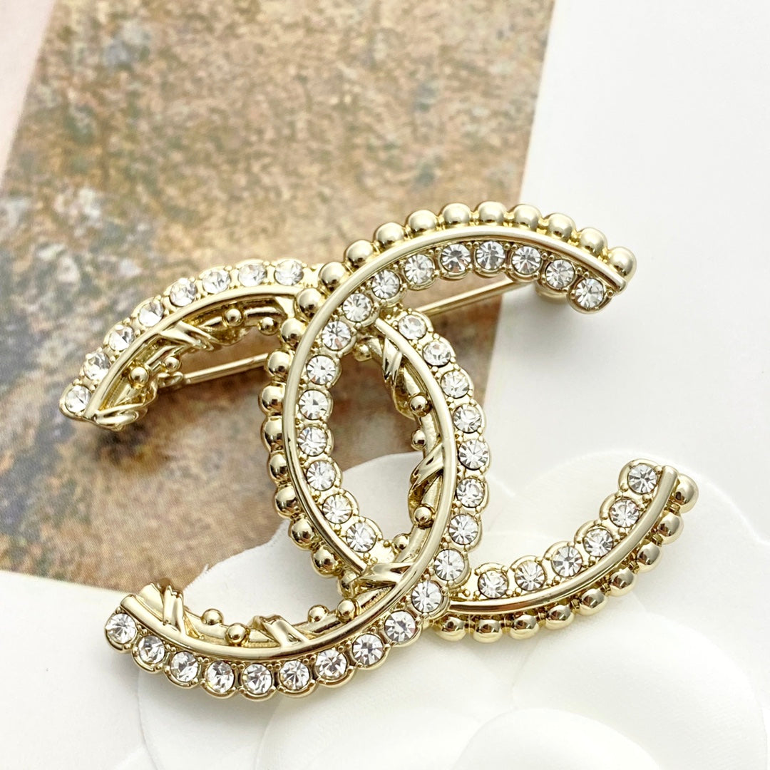 Martin Graham brooch in polished metal-tone – main product view