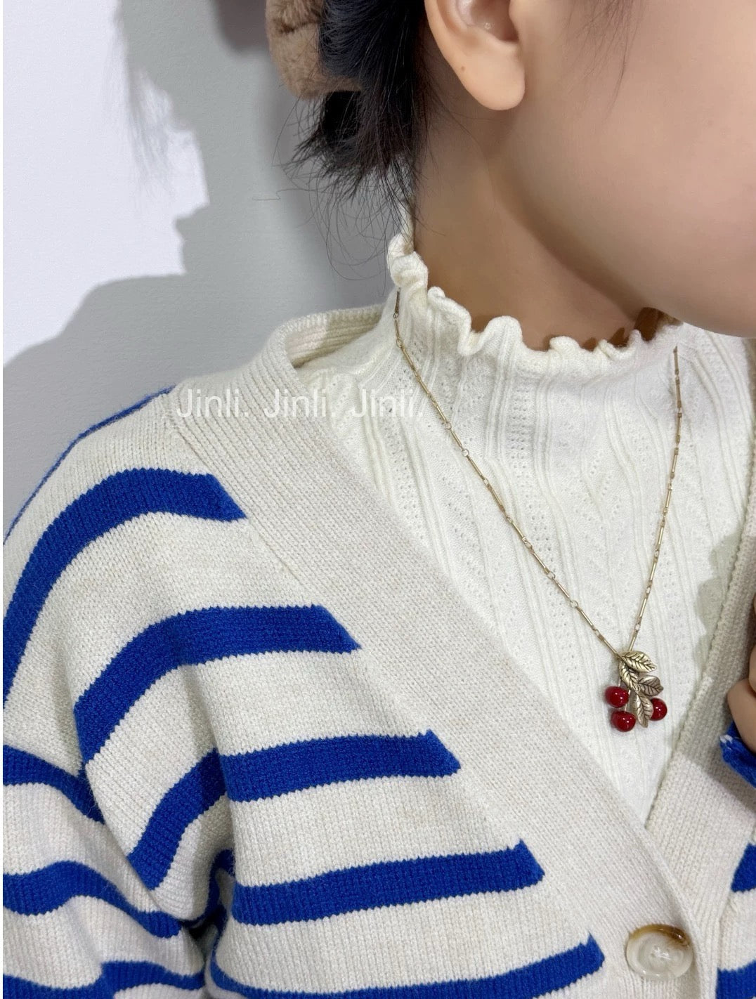 Martin Graham pendant necklace in polished metal-tone – main product view