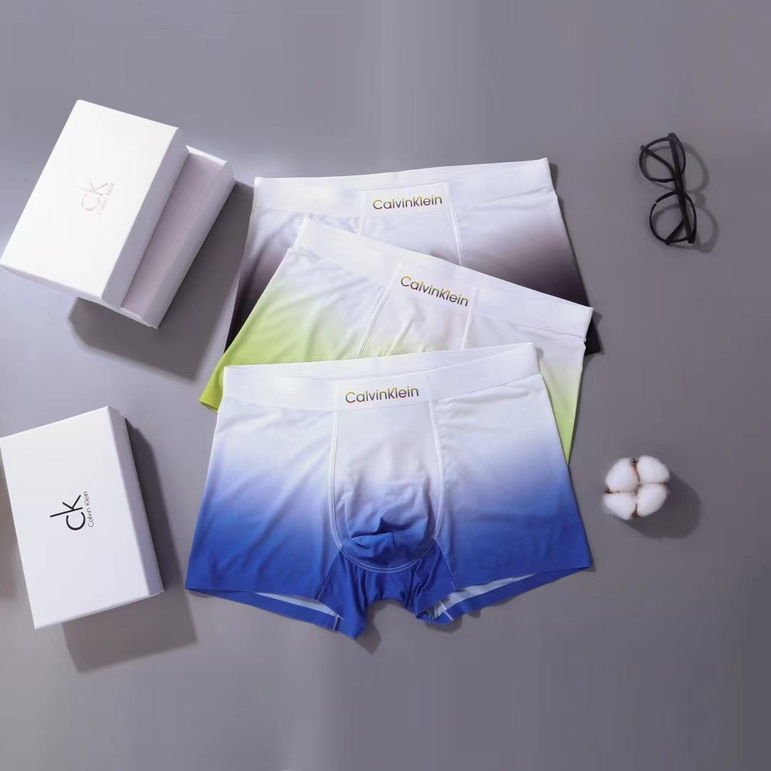 Calvin Klein Broad Logo Waistbands Men's Boxer Briefs - 3-Piece Box
