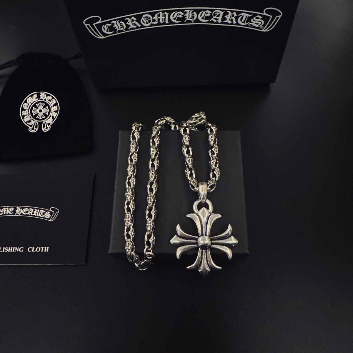 Martin Graham pendant necklace in polished metal-tone – main product view