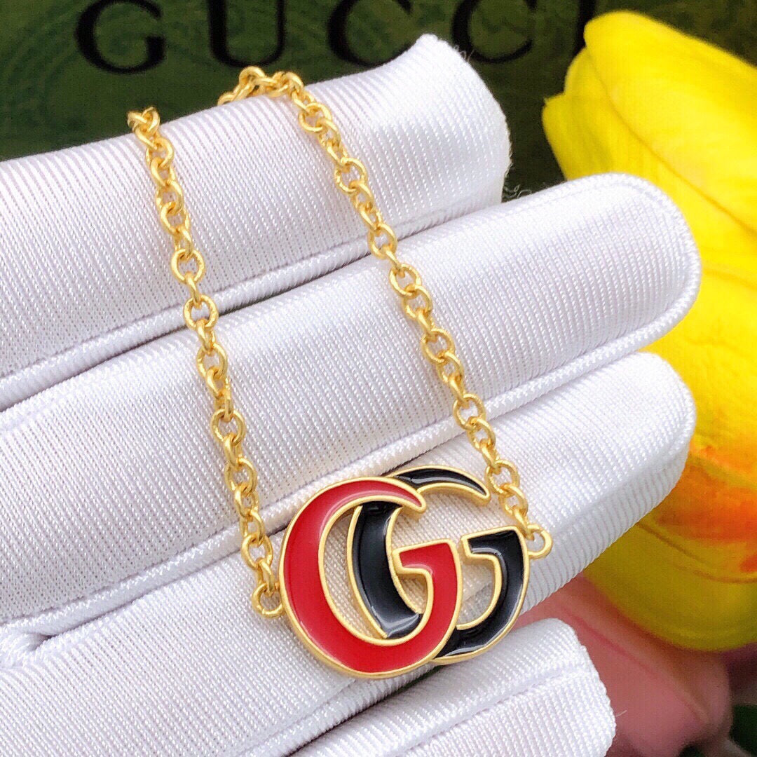 Martin Graham pendant necklace in polished metal-tone – main product view