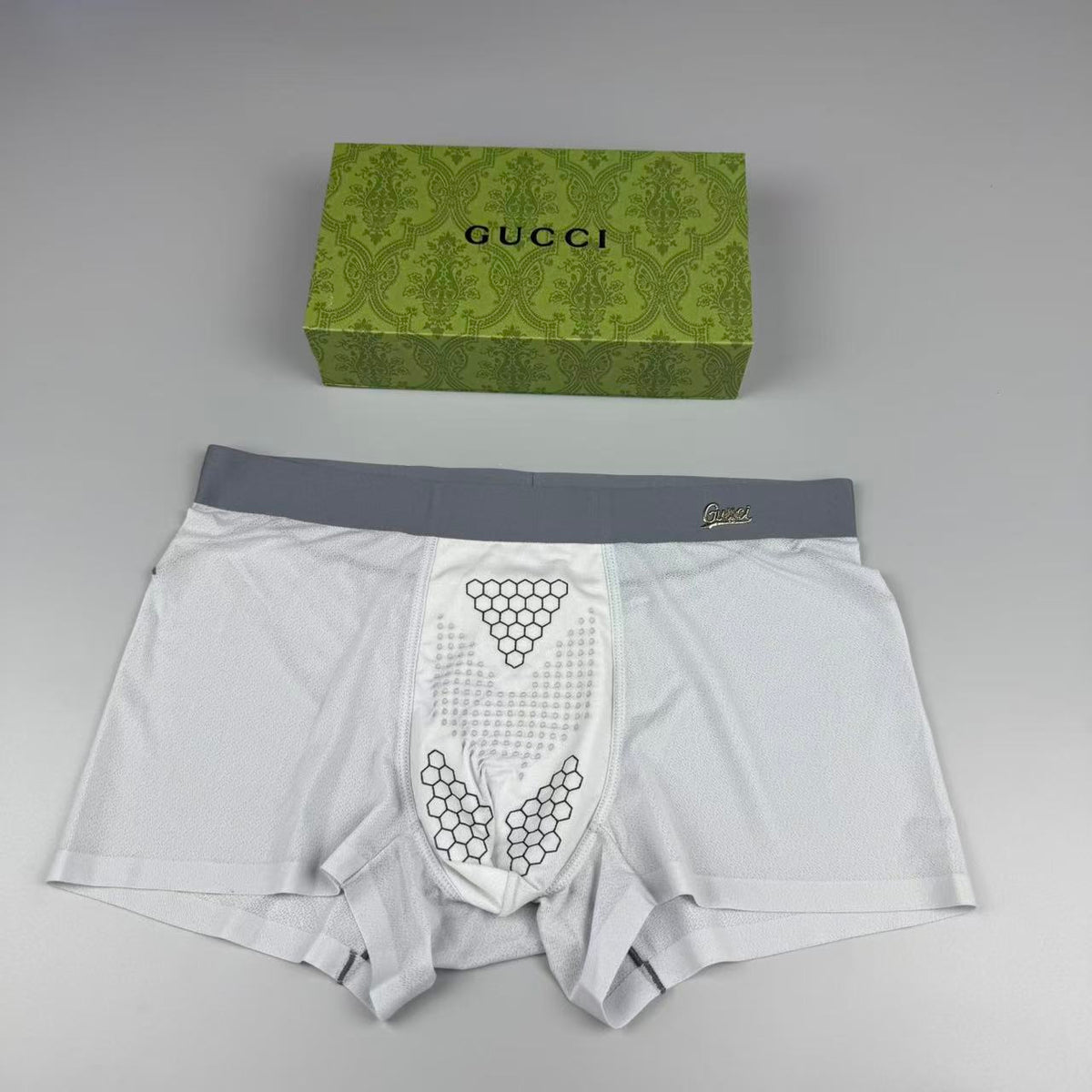 Gucci Mulberry silk Seamless-Cut Men's Boxer Briefs - 3-Piece Box