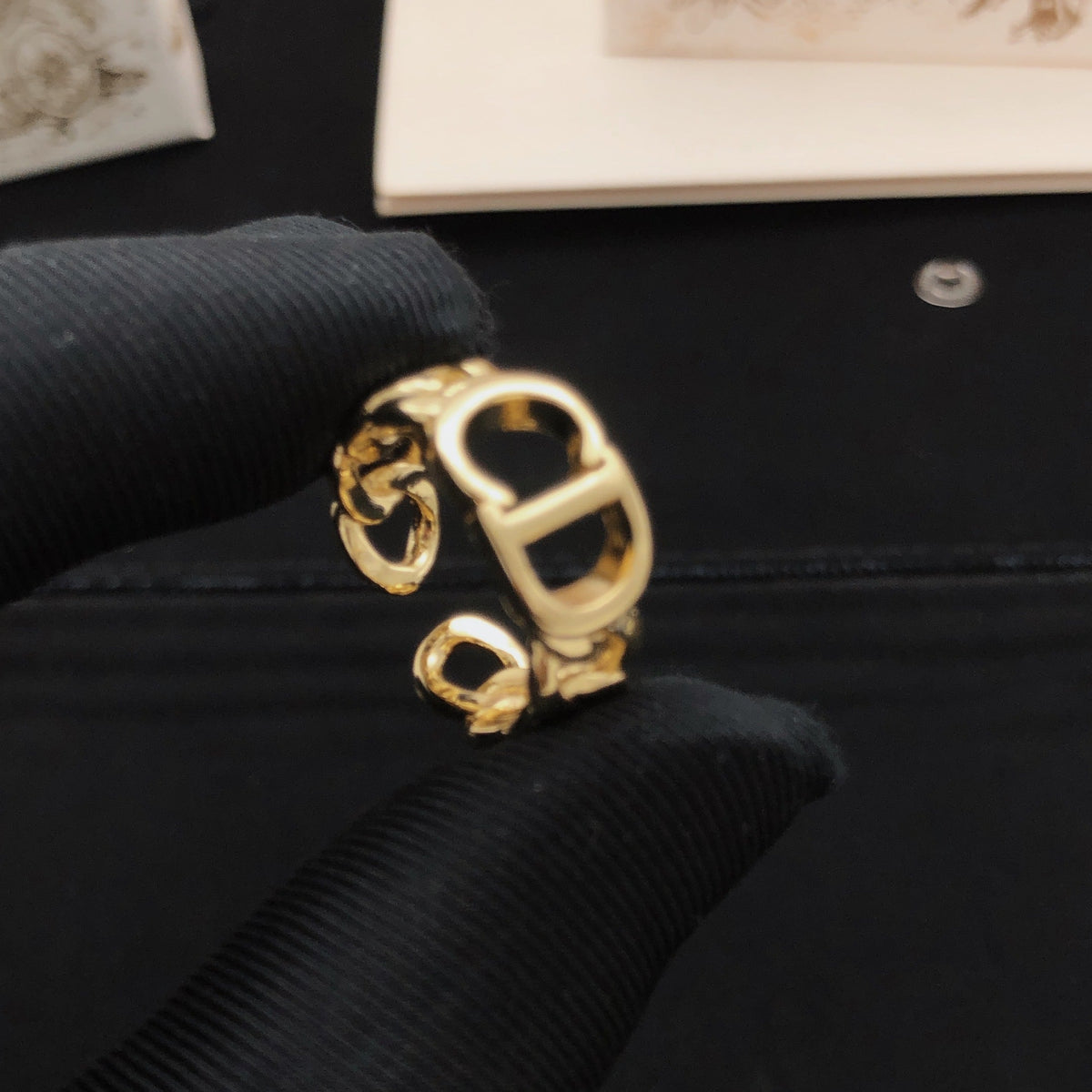 Martin Graham ring in polished metal-tone – main product view