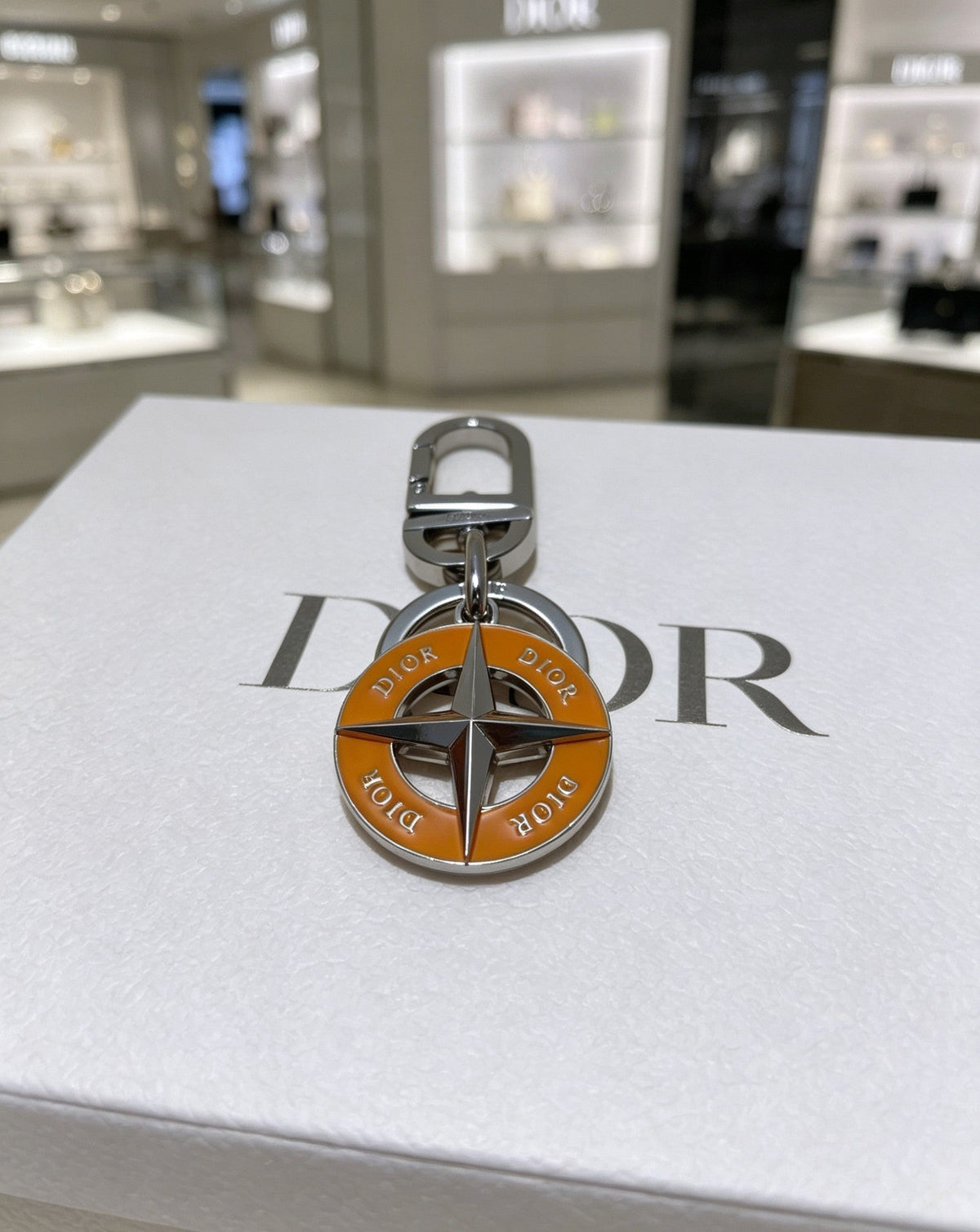 Martin Graham bag charm in polished metal-tone – main product view