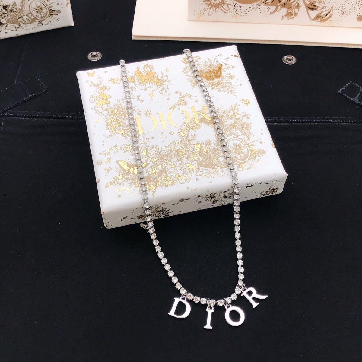 Martin Graham pendant necklace in polished metal-tone – main product view