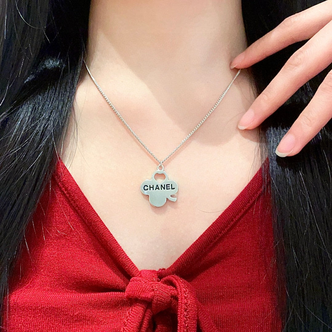 Martin Graham pendant necklace in polished metal-tone – main product view