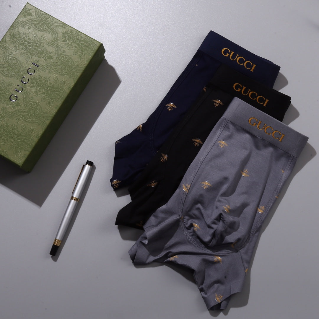 Gucci Men's Boxer Briefs - 3-Piece Box