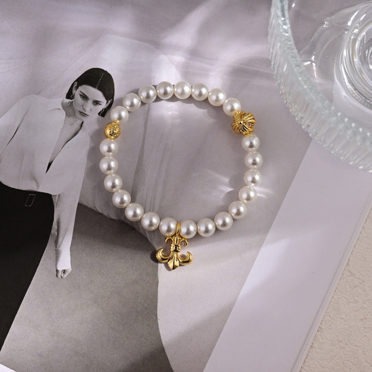 Martin Graham bracelet in polished metal-tone – main product view