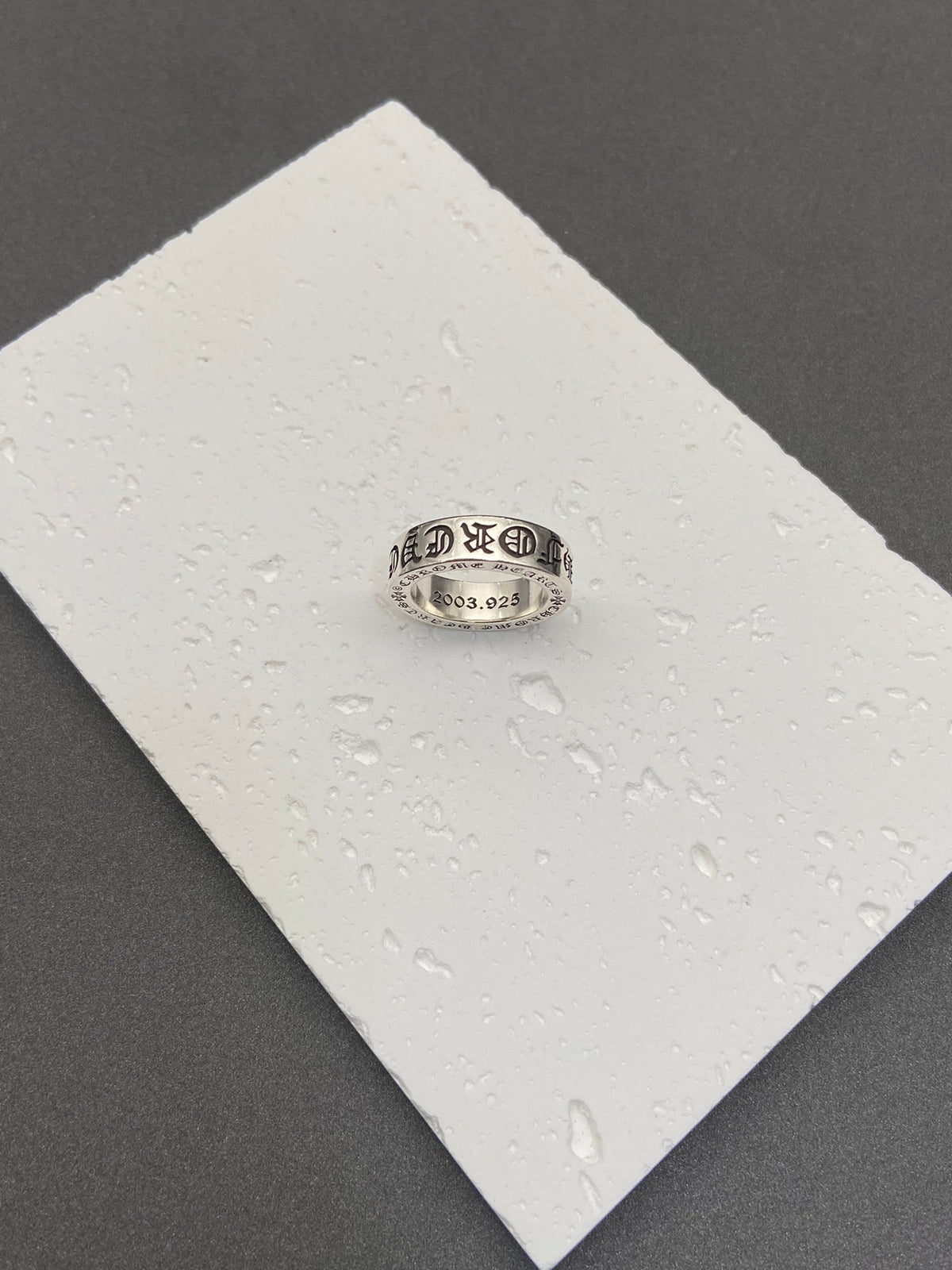 Martin Graham ring in polished metal-tone – main product view