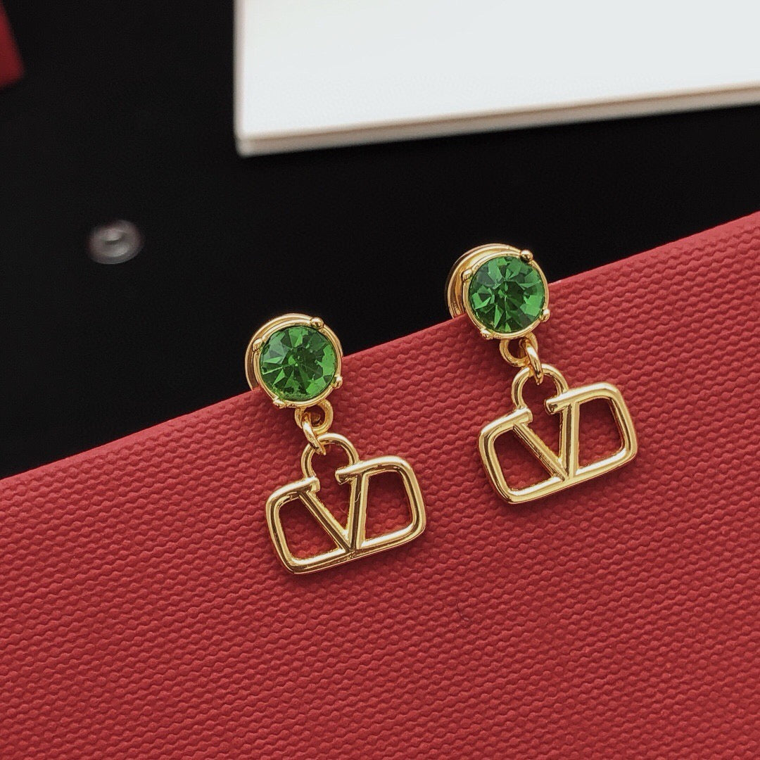 Martin Graham stud earrings in polished metal-tone – main product view