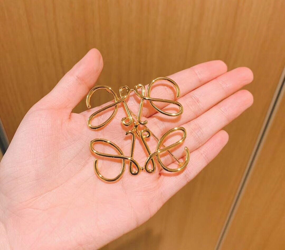 Martin Graham brooch in polished metal-tone – main product view