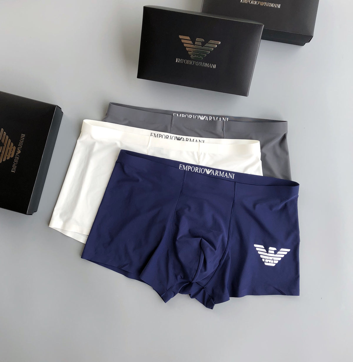 Armani Eagle Men's Boxer Briefs - 3-Piece Box