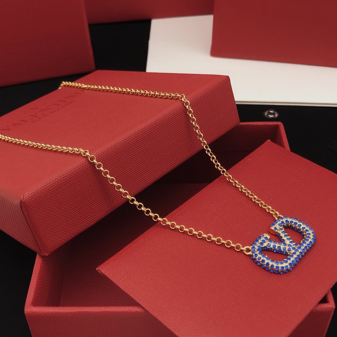 Martin Graham pendant necklace in polished metal-tone – main product view