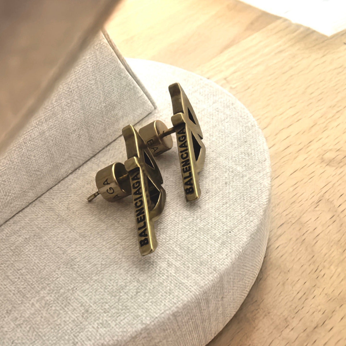 Martin Graham earrings in polished metal-tone – main product view