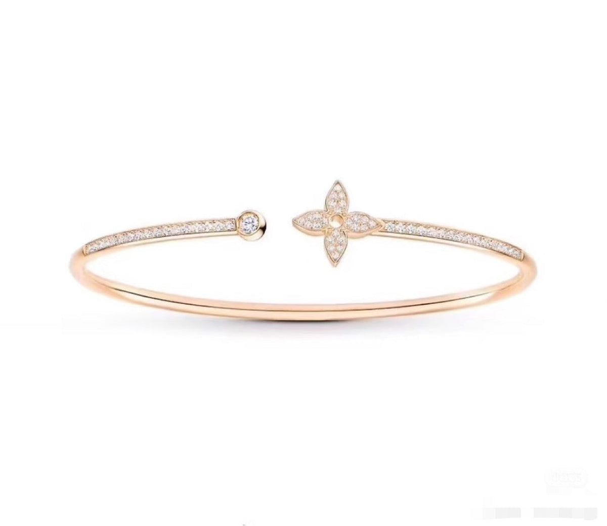 Martin Graham bangle in polished metal-tone – main product view