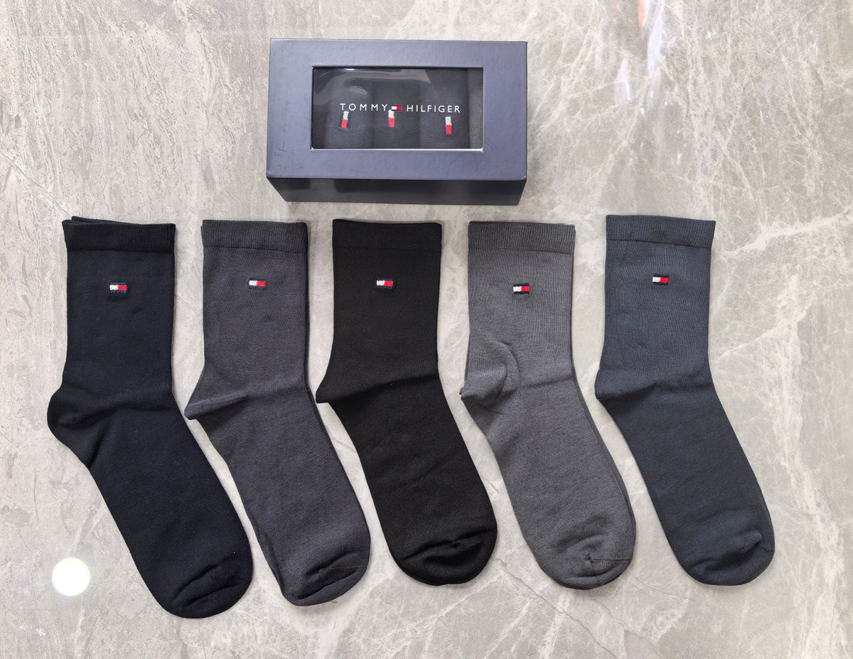 Tommy Hilfiger Business Crew Socks - 5-Pair Box