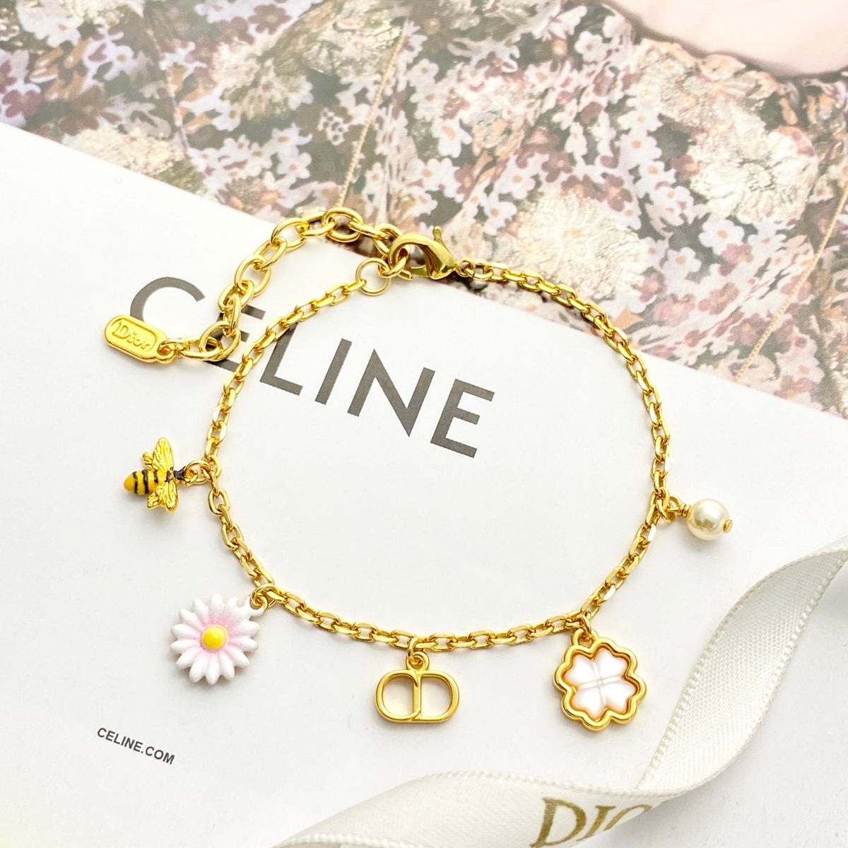 Martin Graham bracelet in polished metal-tone – main product view