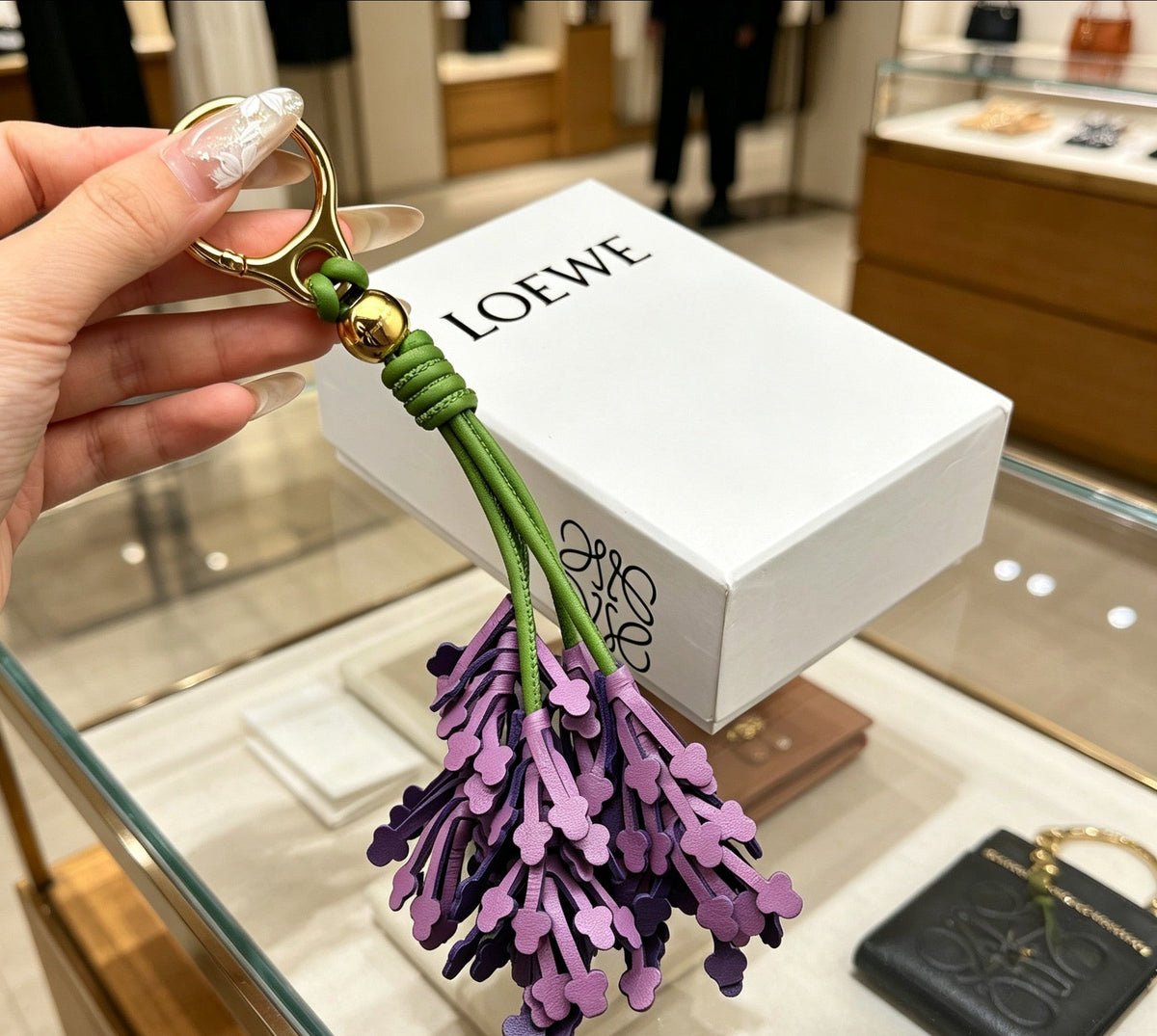 Martin Graham bag charm in polished metal-tone – main product view