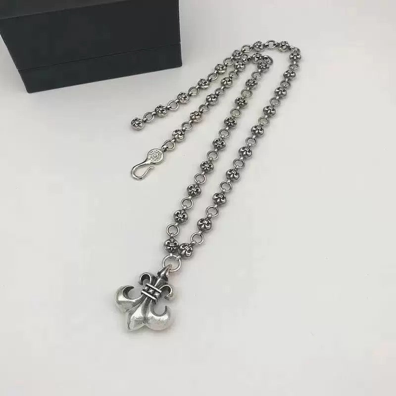 Martin Graham pendant necklace in polished metal-tone – main product view
