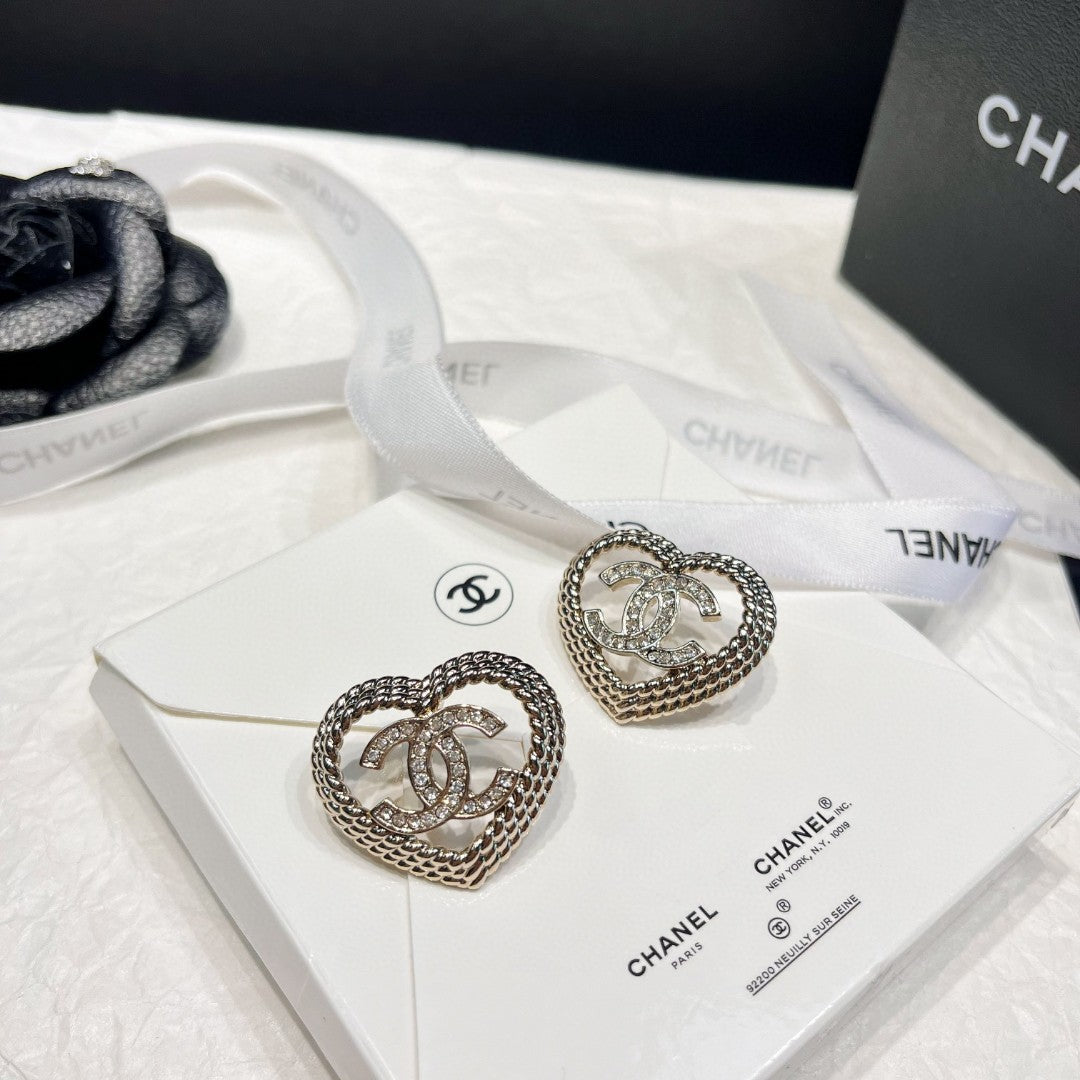 Martin Graham stud earrings in polished metal-tone – main product view