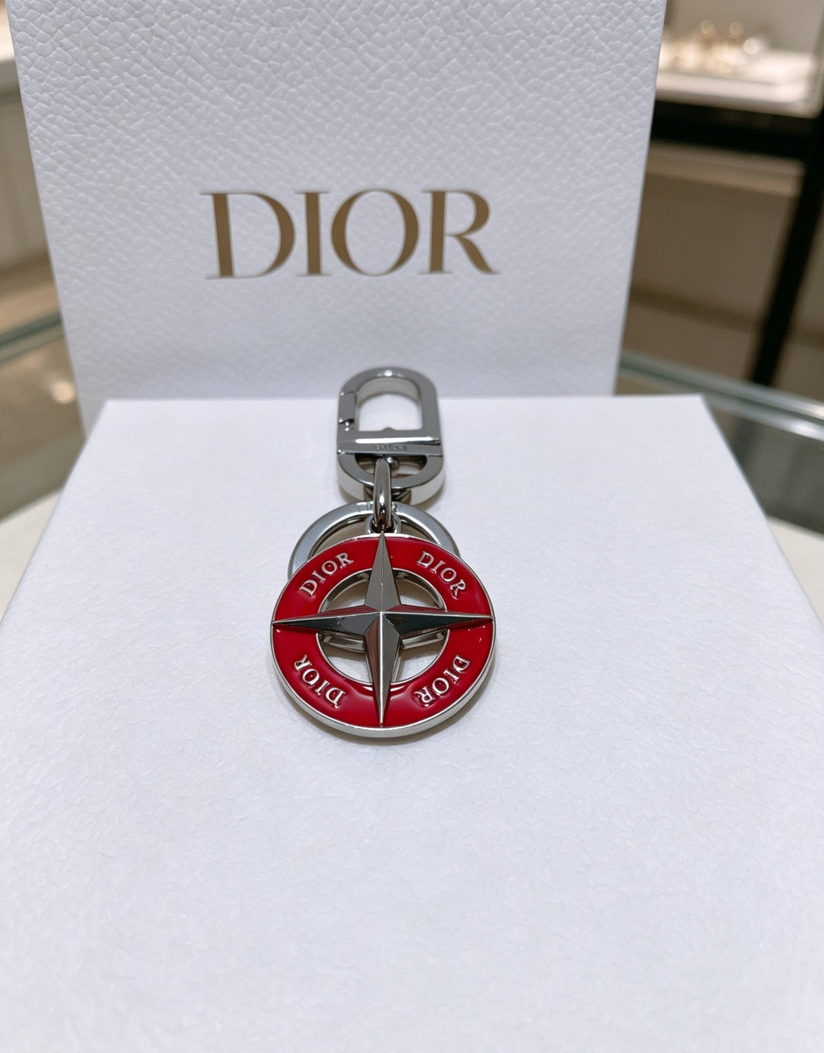 Martin Graham bag charm in polished metal-tone – main product view