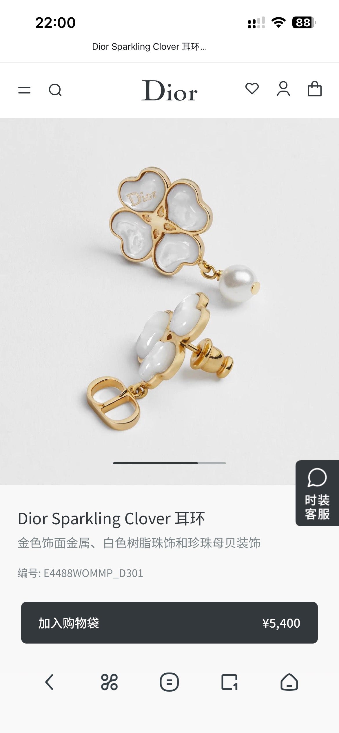 Martin Graham earrings in polished metal-tone – main product view