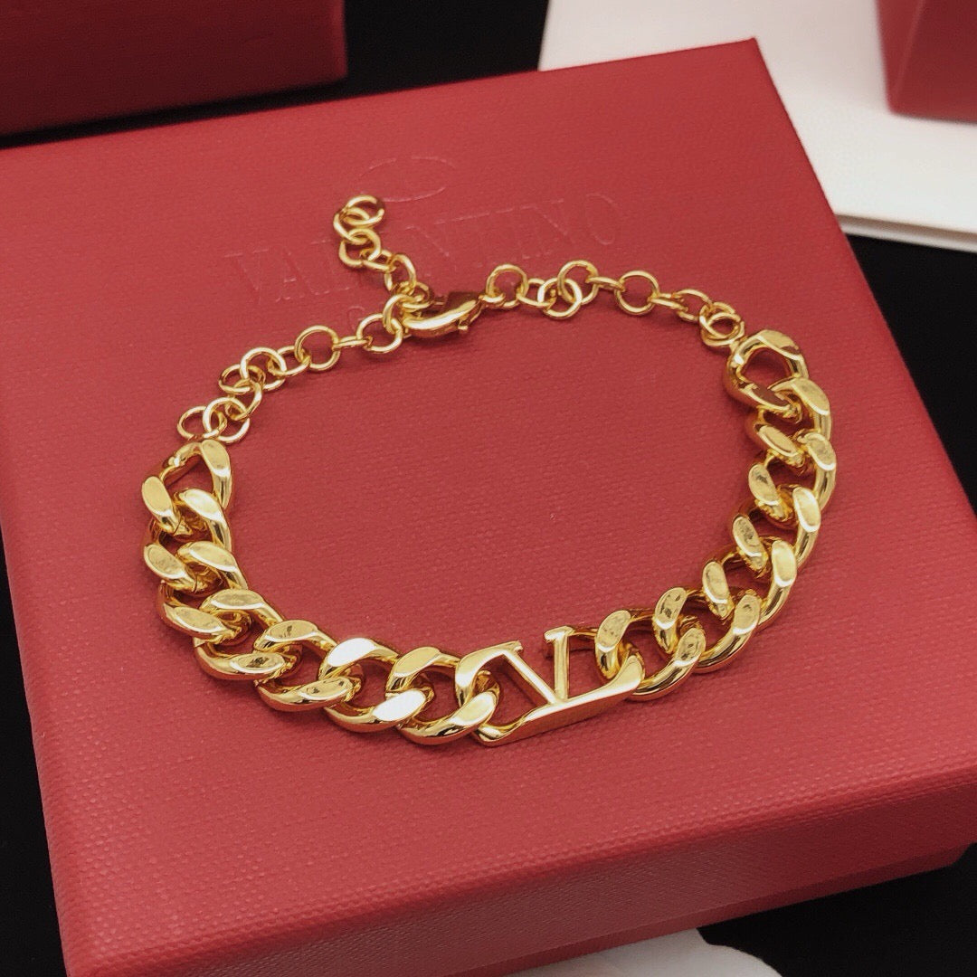 Martin Graham bracelet in polished metal-tone – main product view