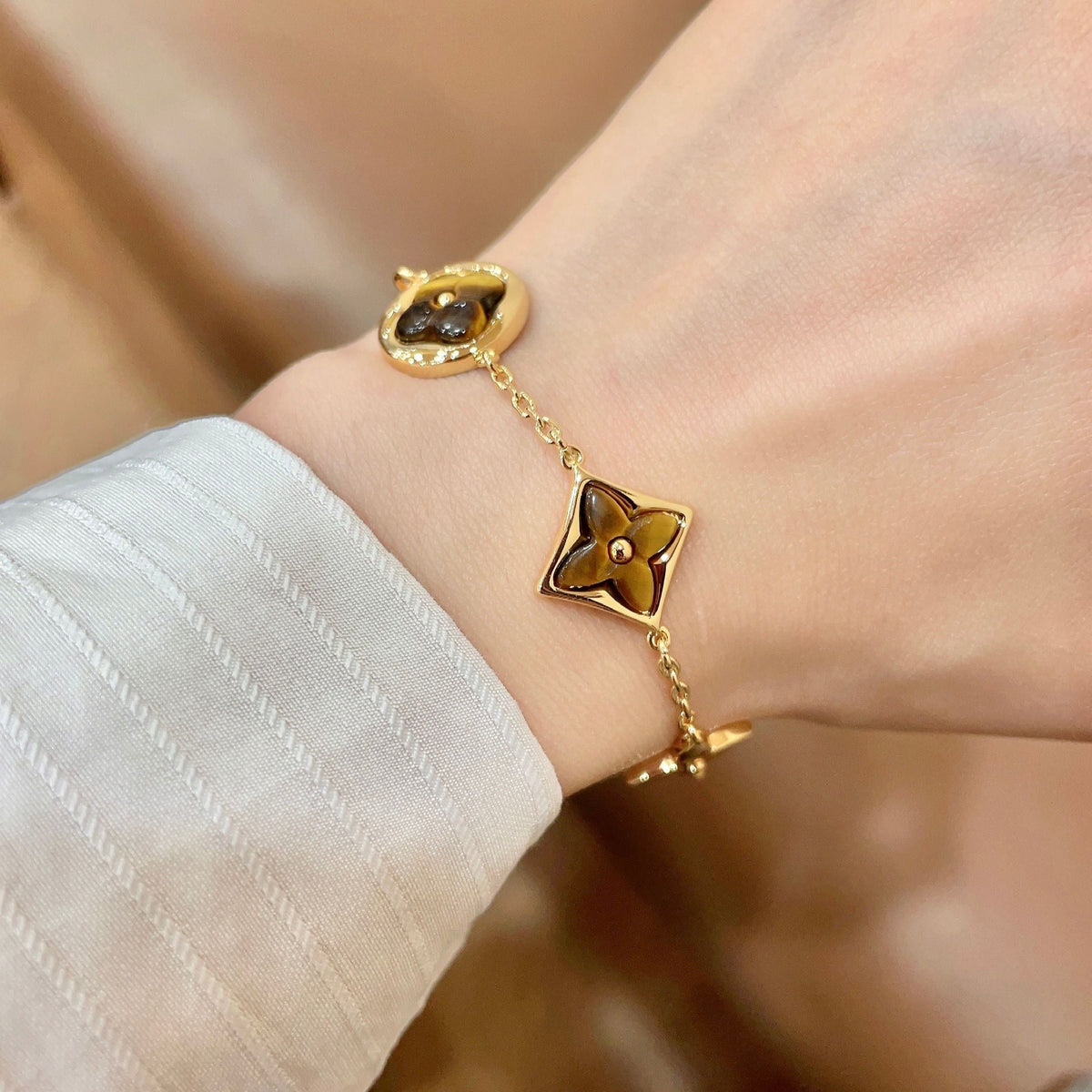 Martin Graham bracelet in polished metal-tone – main product view