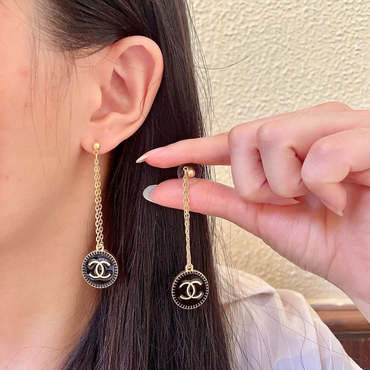 Martin Graham earrings in polished metal-tone – main product view