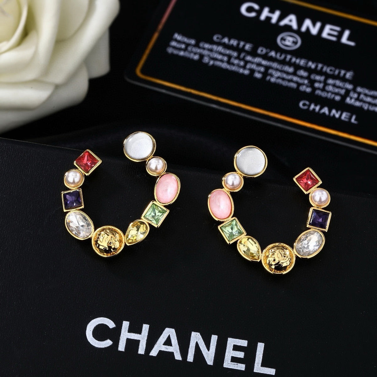 Martin Graham earrings in polished metal-tone – main product view