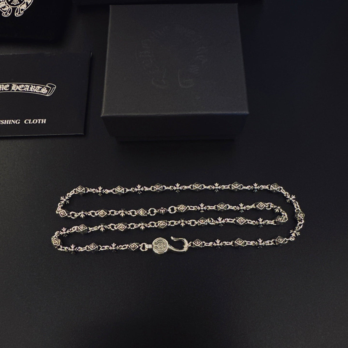 Martin Graham pendant necklace in polished metal-tone – main product view