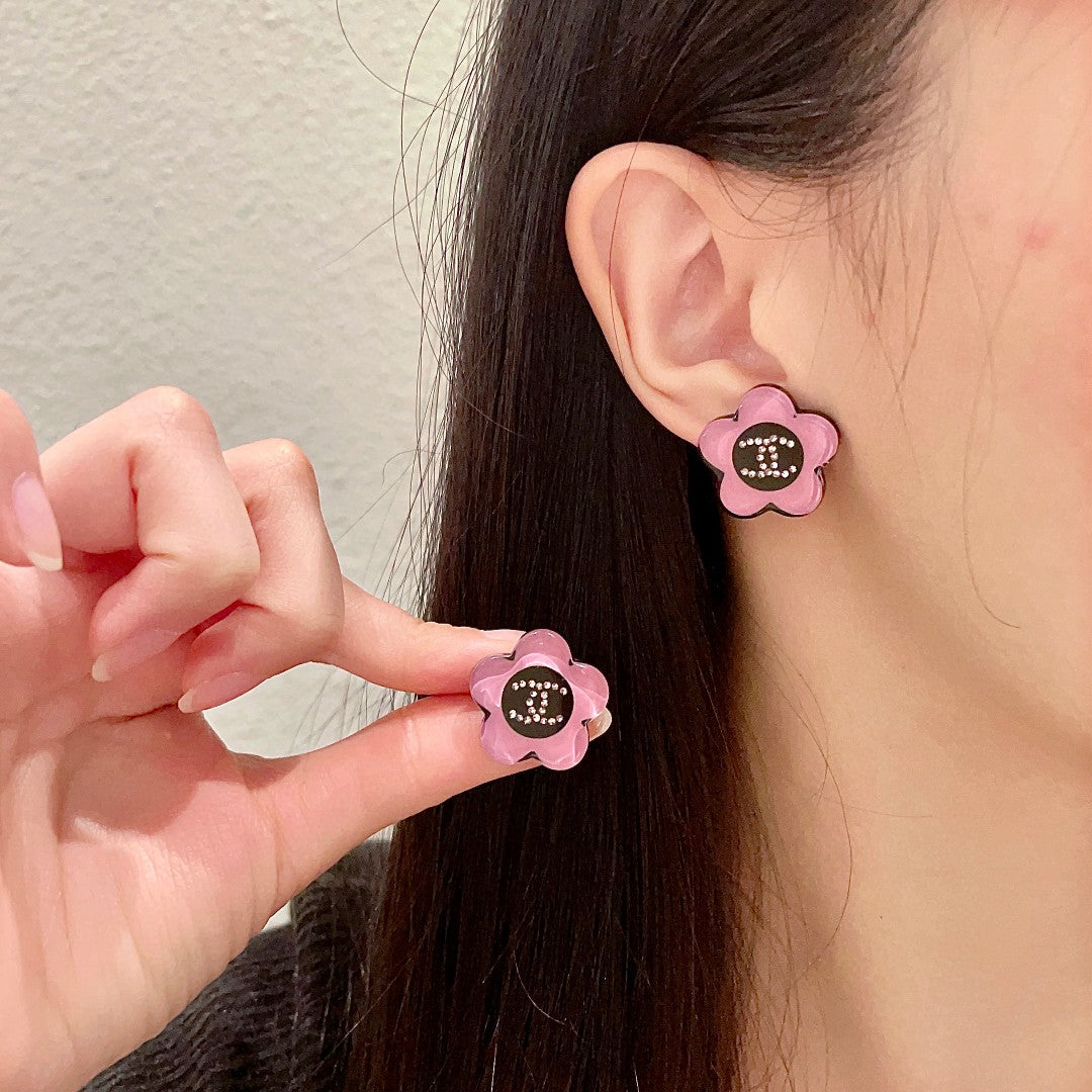 Martin Graham stud earrings in polished metal-tone – main product view