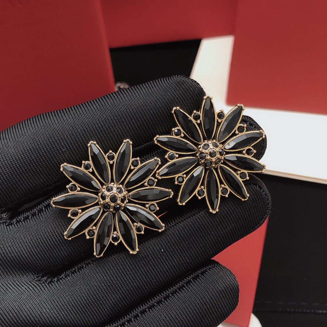 Martin Graham stud earrings in polished metal-tone – main product view