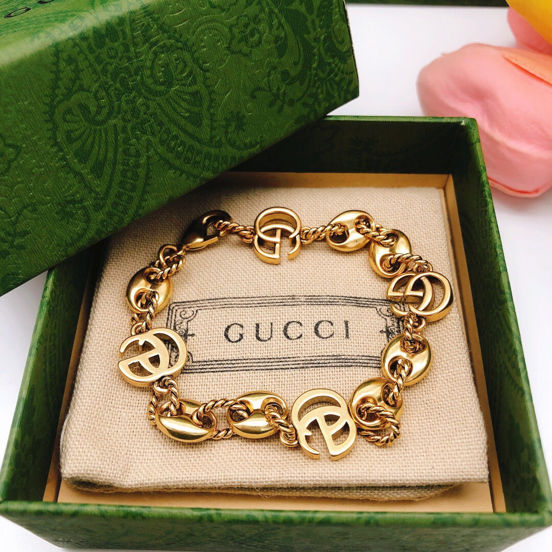 Martin Graham bracelet in polished metal-tone – main product view